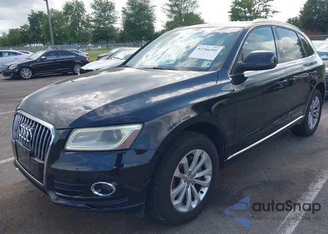 2013 Audi Q5 2.0T Premium from USA, damaged, VIN WA1LFAFP1DA012299
